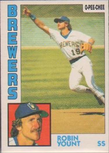 1984 O-Pee-Chee Baseball Cards 010      Robin Yount